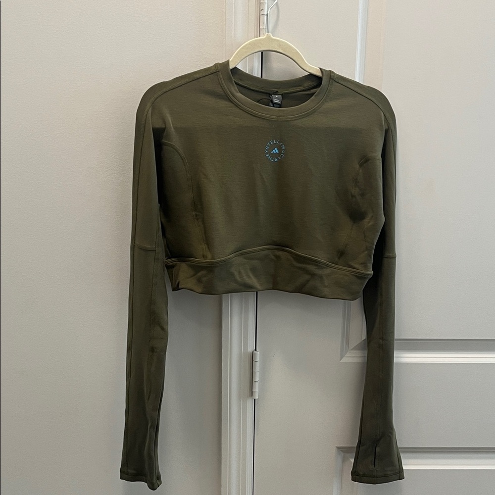 Adidas by Stella McCartney Dark Green Crop Top